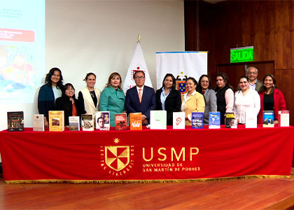 Universidad de San Martín de Porres realizó entrega de libros para contribuir a la lectura en el Perú